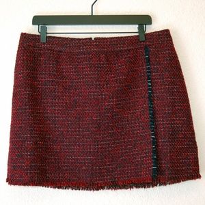 Just Fab Tweed Mini Skirt